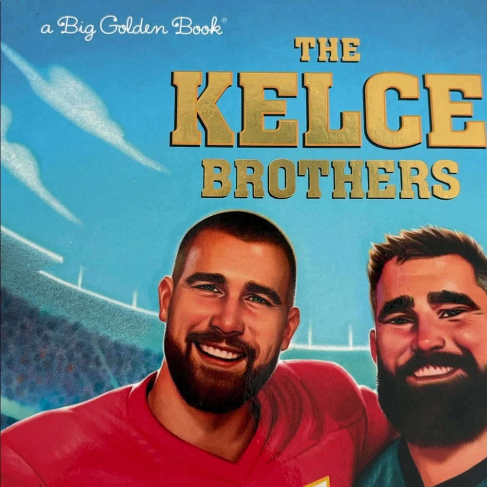 New I AM The Kelce Brothers Yhe BIG Golden Book limited edition exclusive 2024